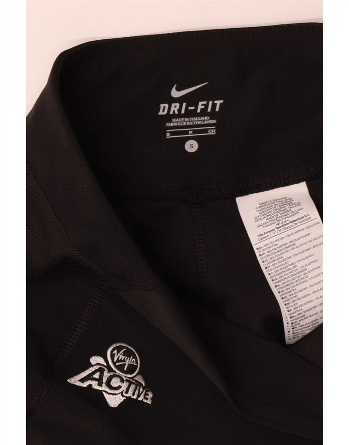 Calça Nike Dri Fit Feminina UK 10 Pequena Poliéster Preta