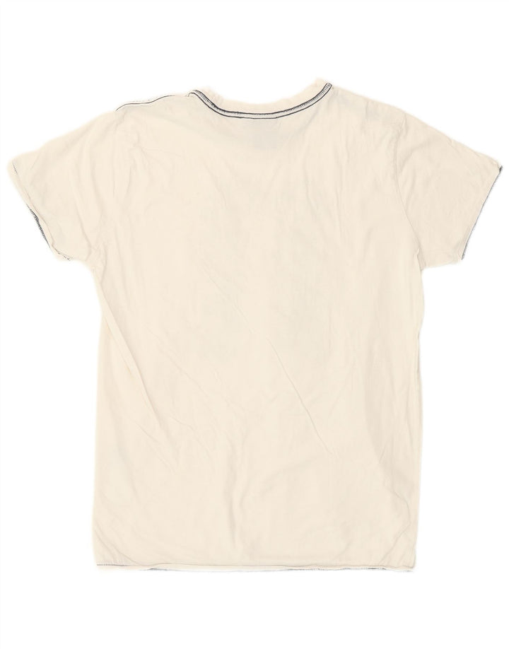 Camiseta gráfica North Sails Boys 15-16 anos branco manchado
