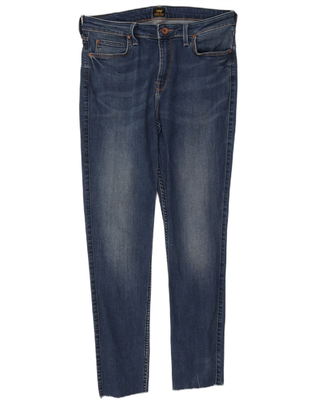 Lee Womens Jodee Skinny Jeans W33 L28 Azul Algodão