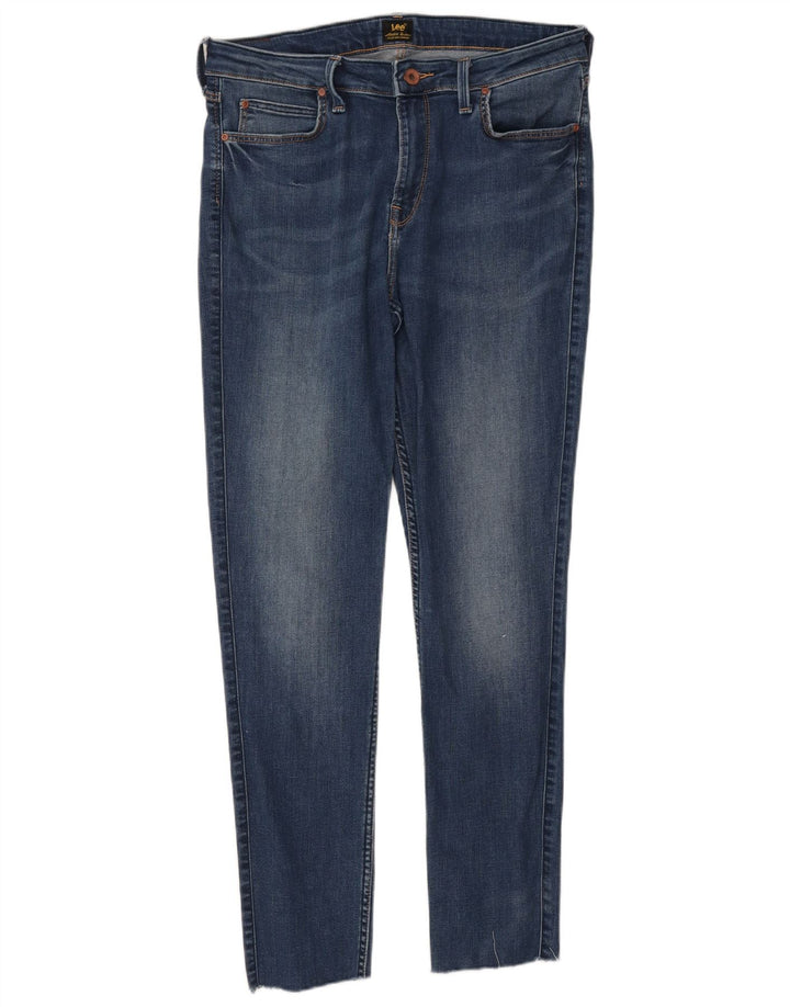 Lee Womens Jodee Skinny Jeans W33 L28 Azul Algodão