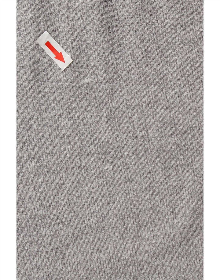 Suéter feminino Zara com gola tartaruga e gola redonda, Reino Unido 10 pequeno cinza