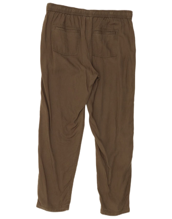 Calça Chino Cônica Feminina Marks & Spencer Reino Unido 14 Grande W32 L28 Cáqui