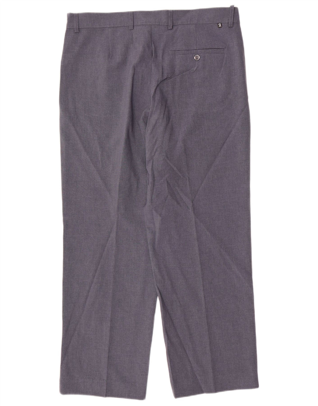 Calça casual reta masculina Farah W36 L29 poliéster azul