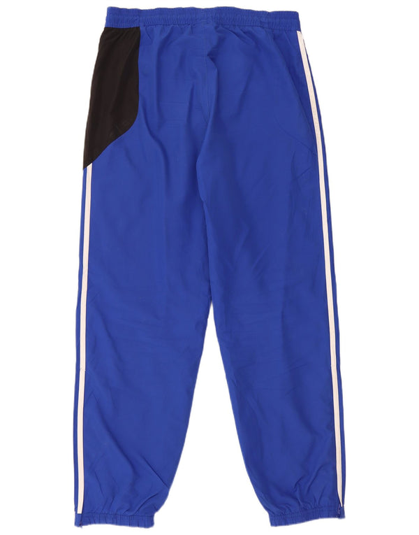 ADIDAS Calças de treino masculinas Joggers UK 40/42 Medium Blue Colourblock