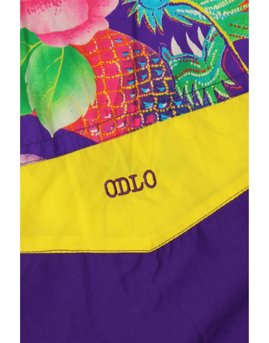 Jaqueta Anorak Oversized Feminina ODLO EU 36 Pequeno Roxo Floral Poliéster