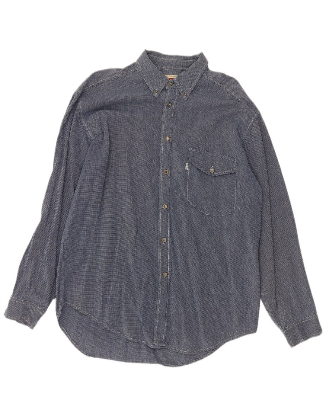 Camisa masculina Levi's grande azul algodão