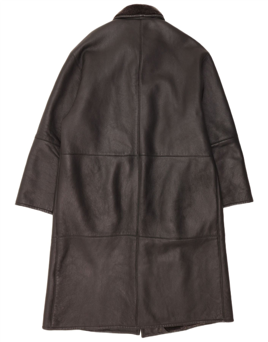 Sobretudo masculino Bugatti Shearling EU 56 3XL couro preto