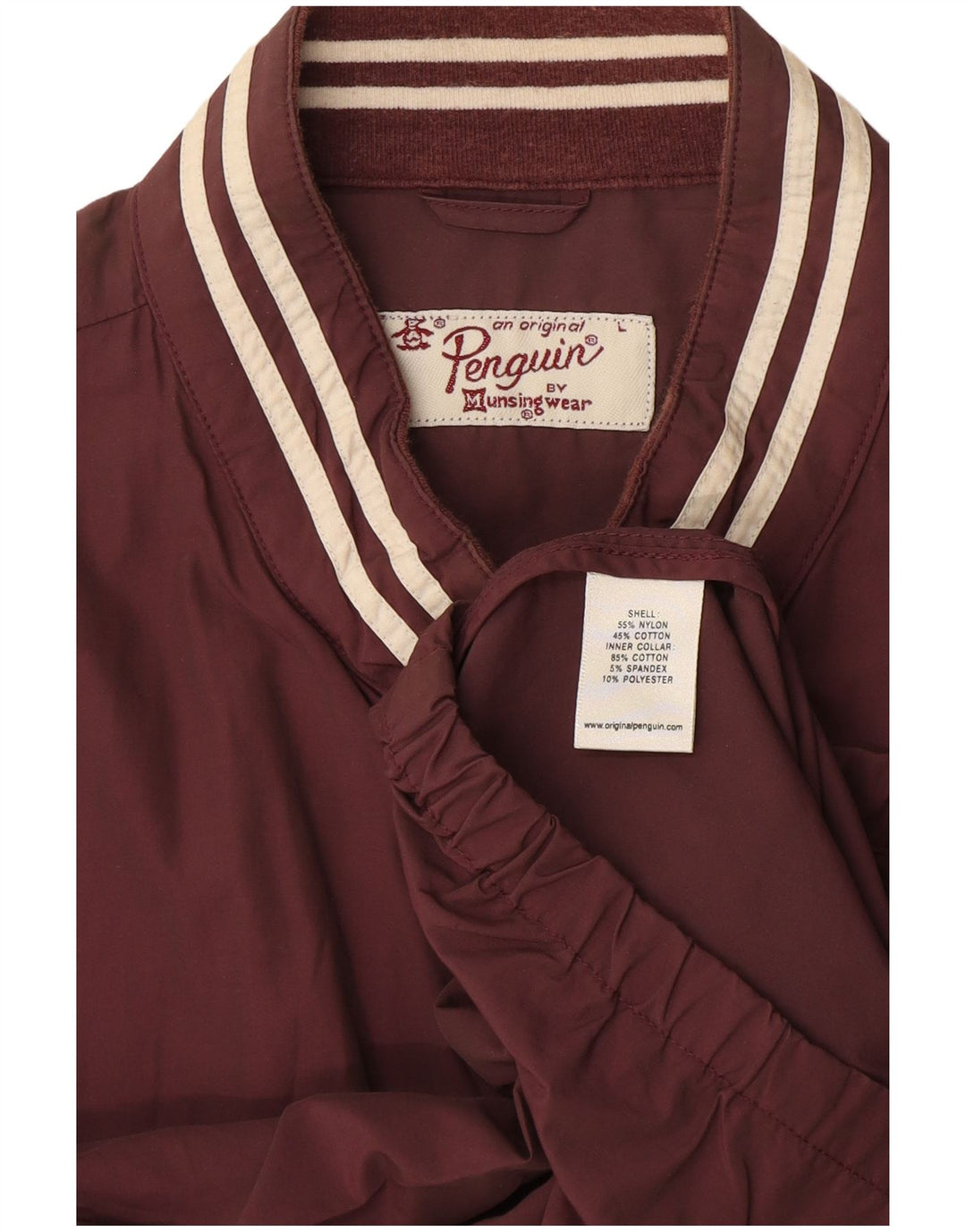 Jaqueta bomber masculina Penguin UK 40 grande marrom nylon