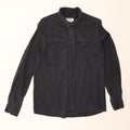 Camisa oversized feminina Zara UK 10 Small Grey Lyocell
