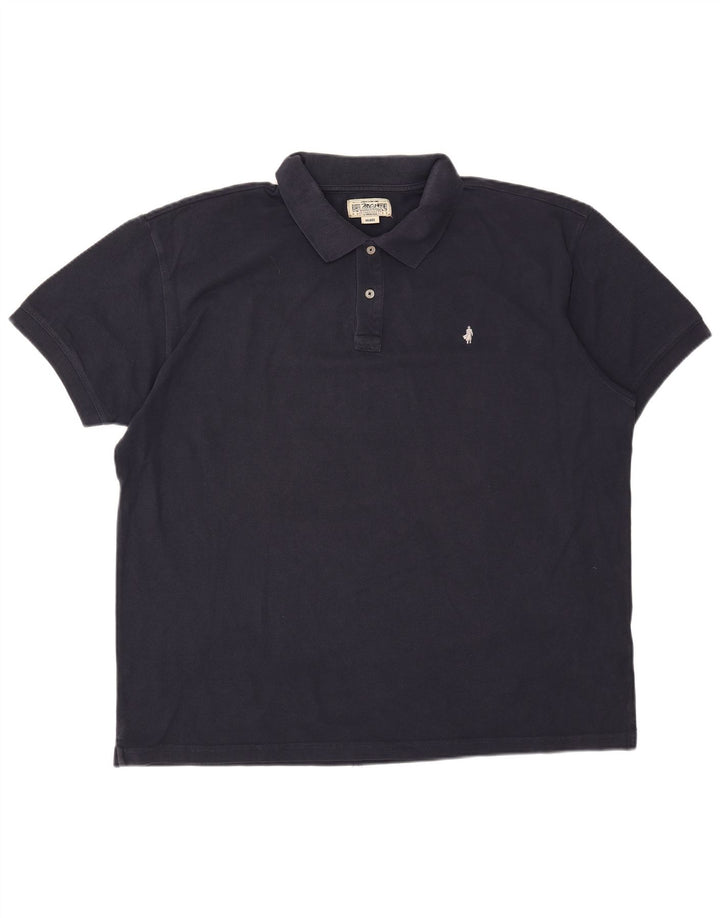 Camisa polo masculina Marlboro Classics 4XL azul marinho