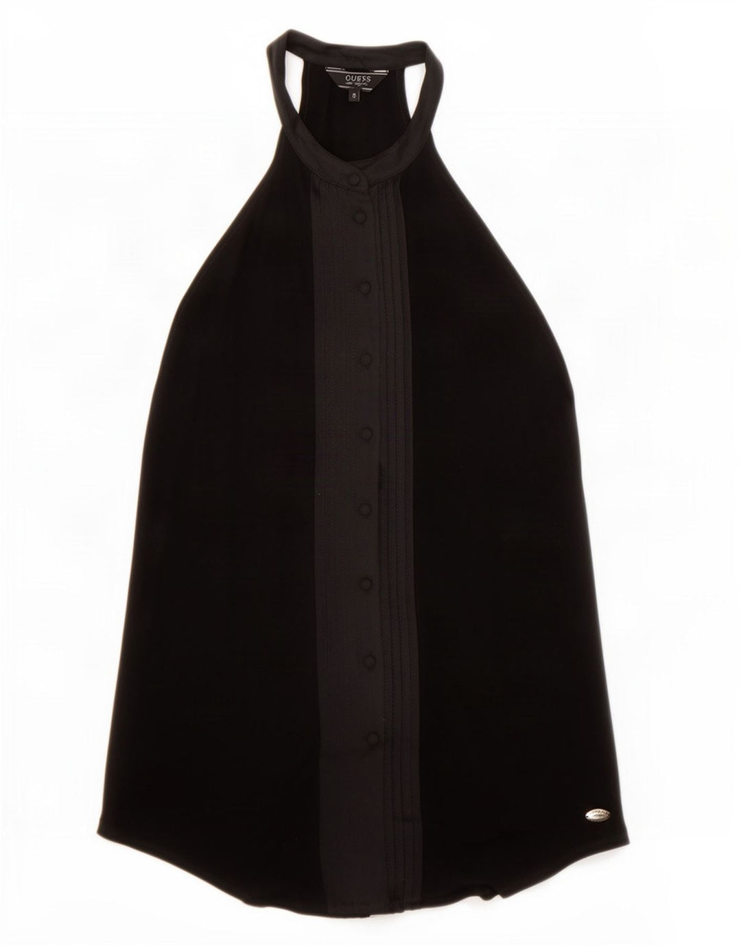 Guess Vestido Halter Feminino Reino Unido 8 Pequeno Preto