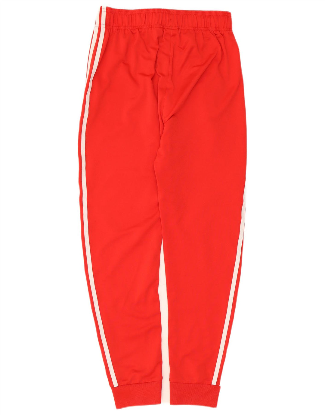 Adidas meninos calças de treino joggers 13-14 anos poliéster vermelho