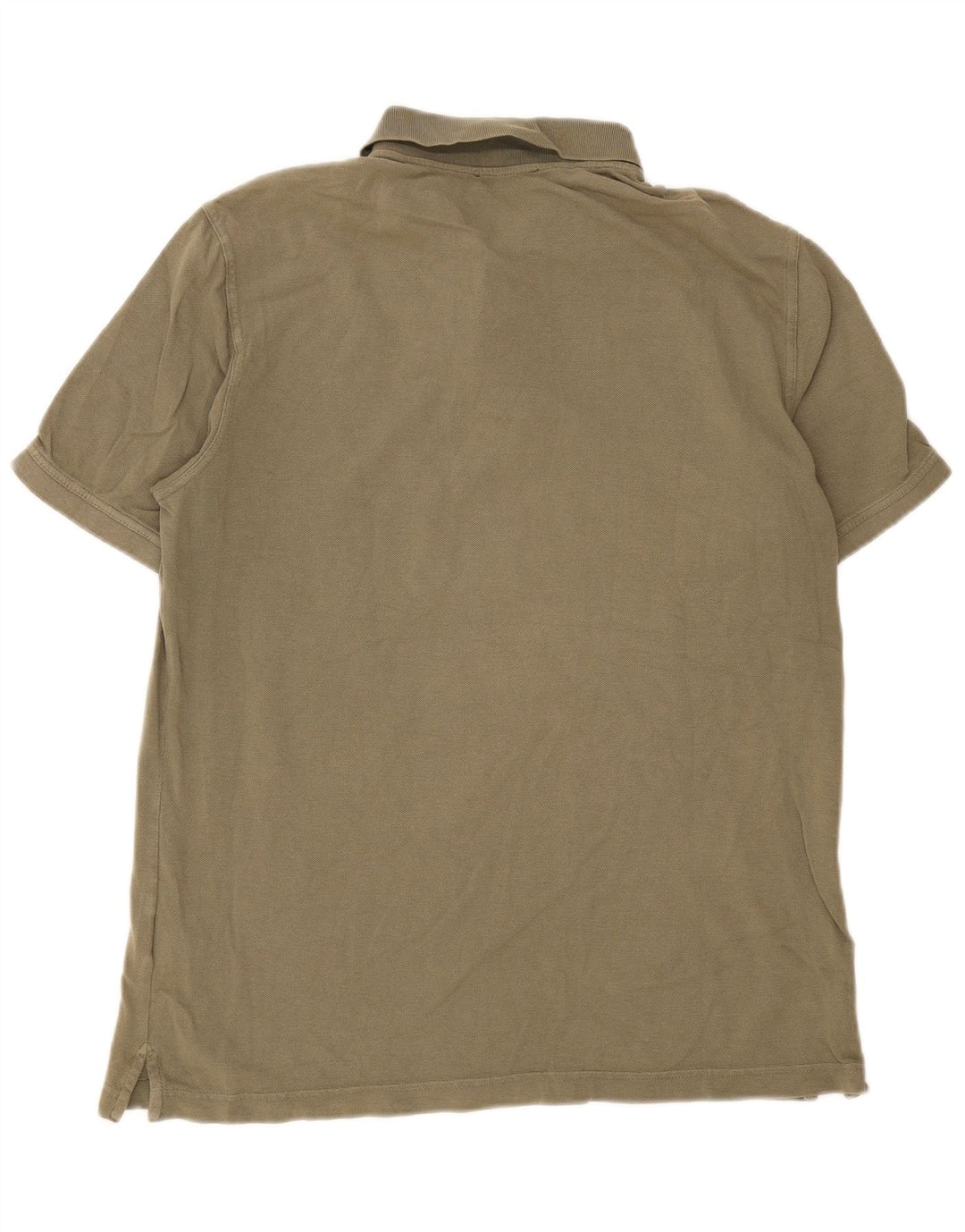 Camisa polo masculina Benetton XL algodão cáqui