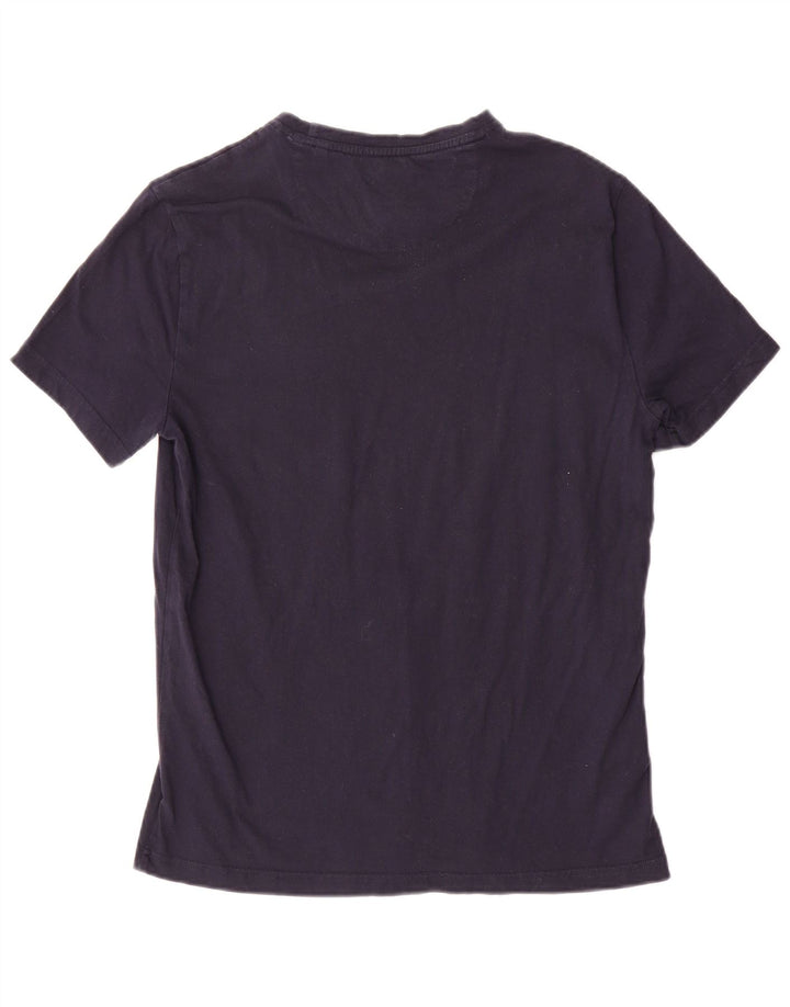 Camiseta masculina Penguin Top médio algodão azul marinho