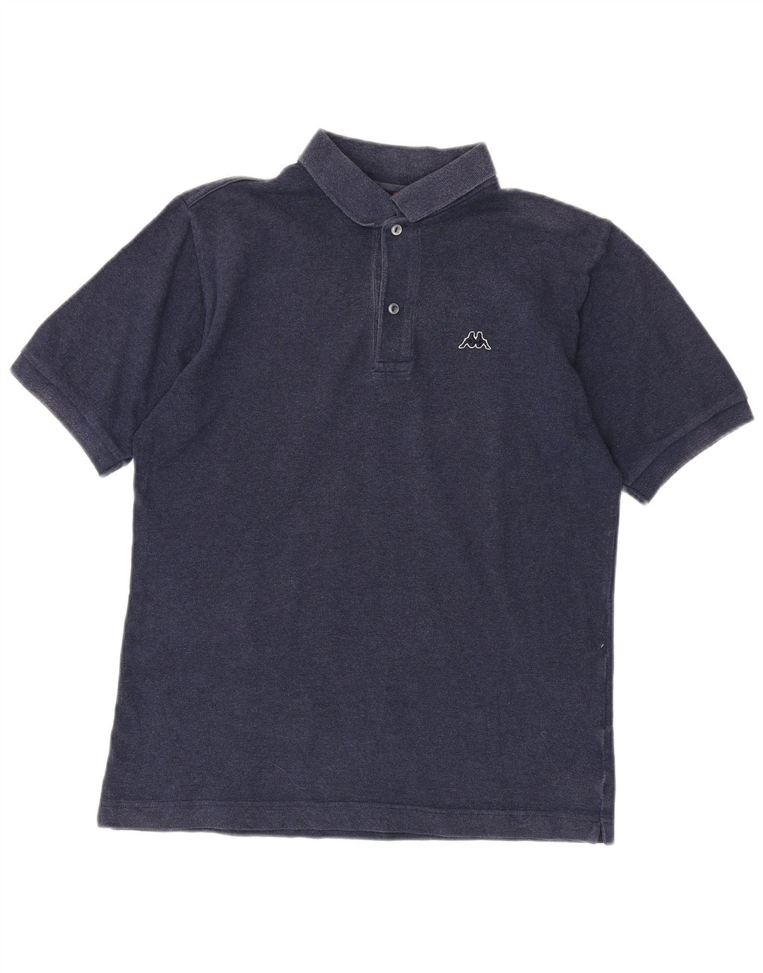 Camisa polo masculina Kappa pequena algodão azul marinho