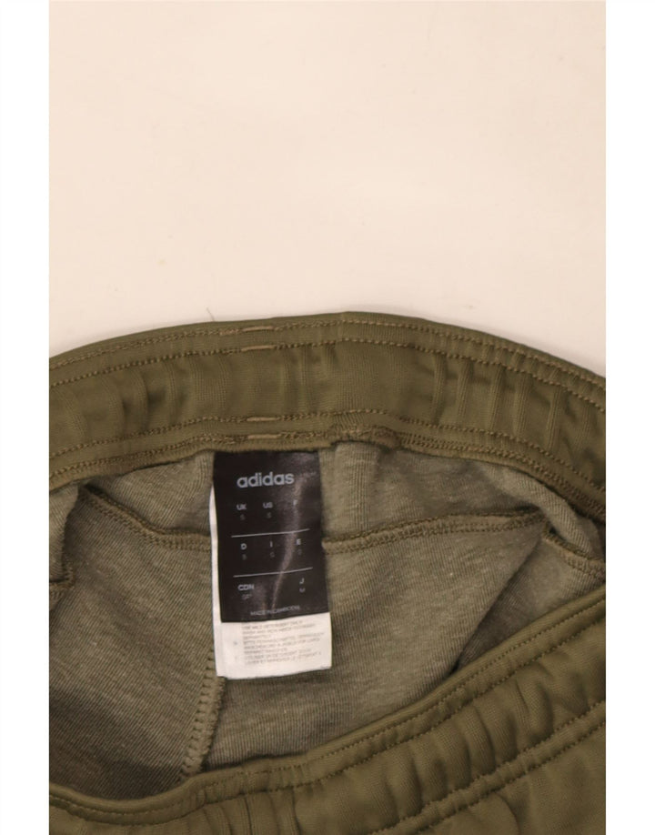 Adidas Mens Calças de treino Joggers Pequeno Poliéster Cáqui