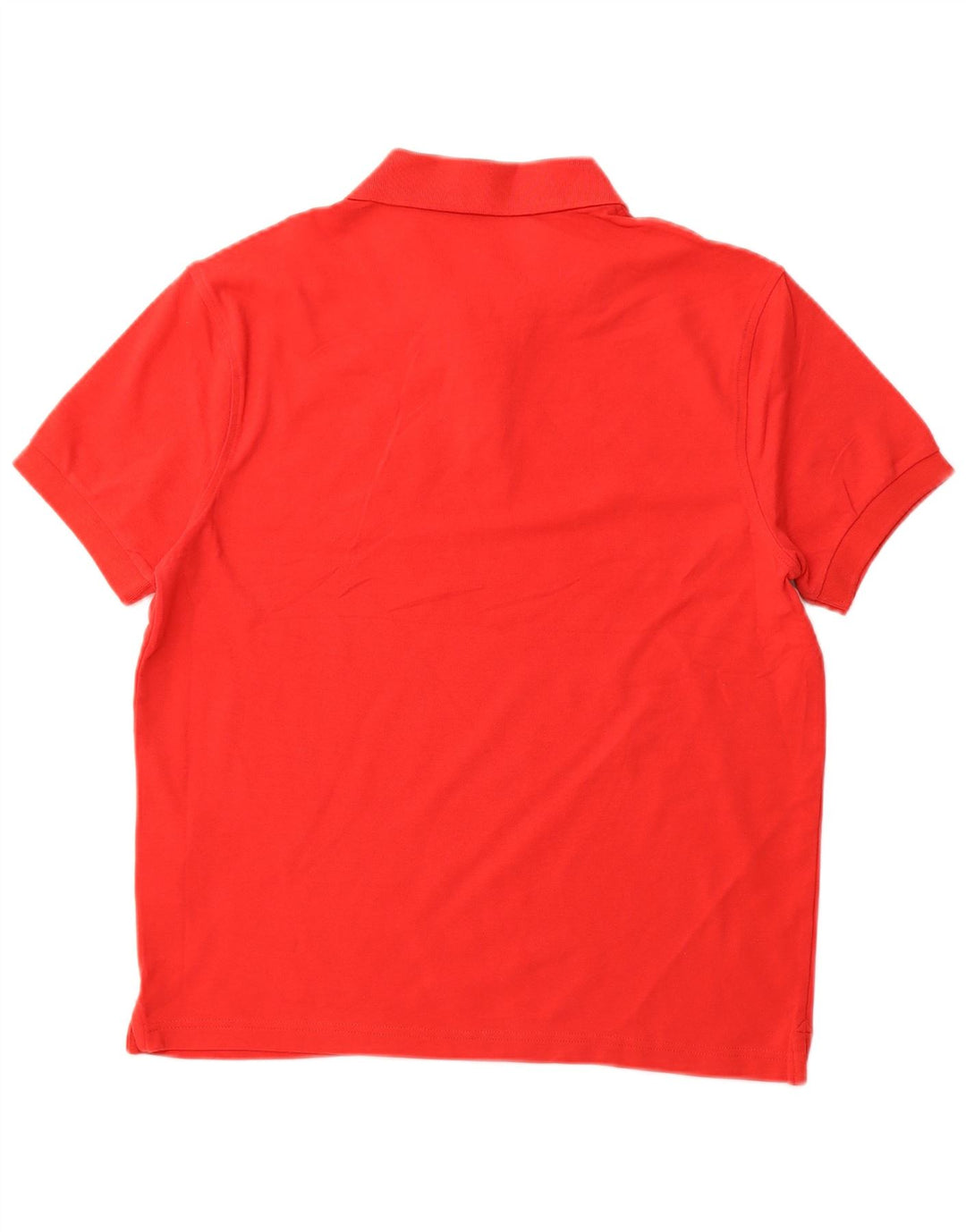 Camisa polo masculina J. CREW de algodão vermelho médio