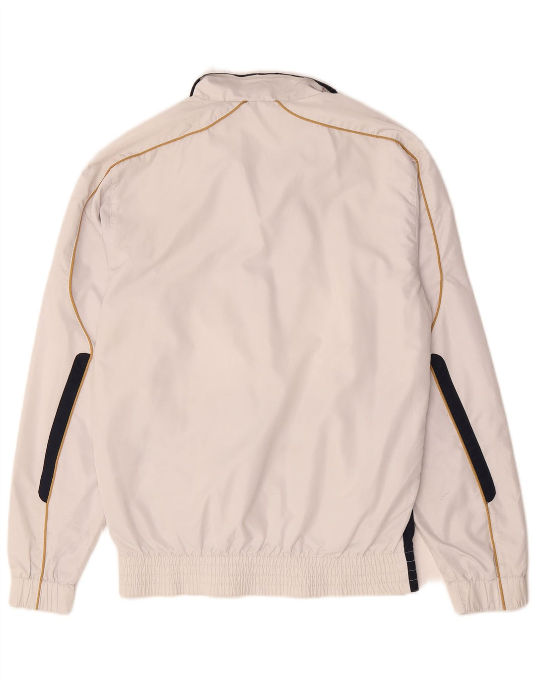 Umbro Mens Graphic Tracksuit Top Jacket Pequeno Poliéster Colorblock Branco