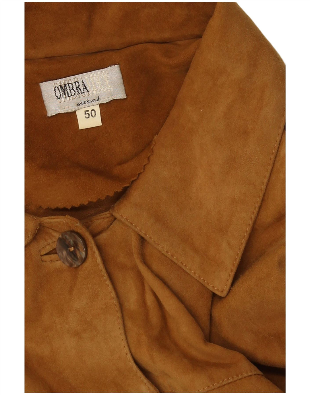 Jaqueta feminina vintage de camurça IT 50 XL marrom