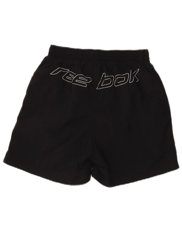 Shorts esportivos gráficos masculinos REEBOK XS preto nylon