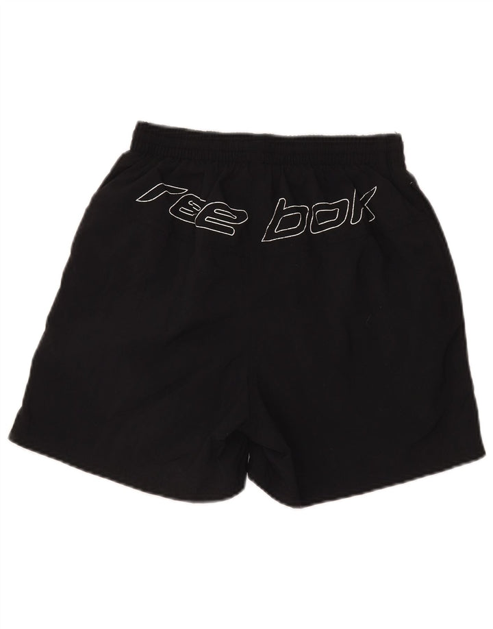 Shorts esportivos gráficos masculinos REEBOK XS preto nylon