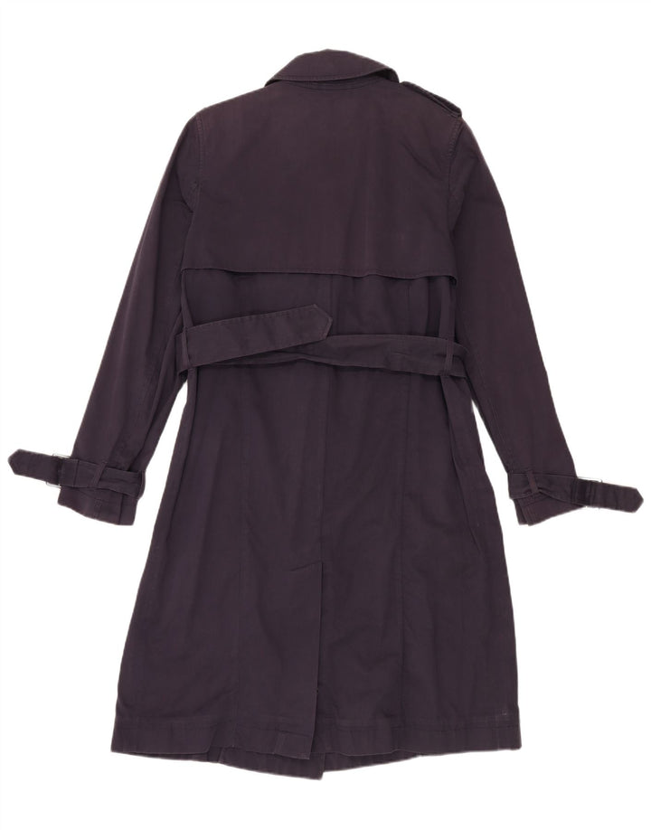 Gant Trench Coat feminino Reino Unido 14 algodão azul marinho médio
