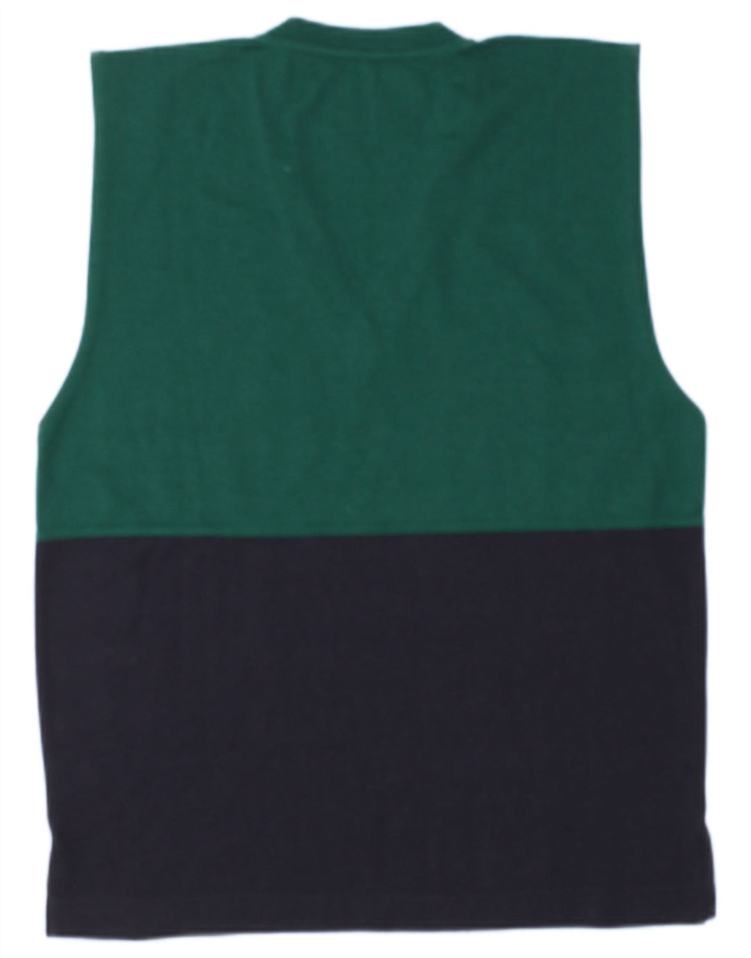 Club Voltaire Mens Colete Regata Médio Verde Colourblock Lã