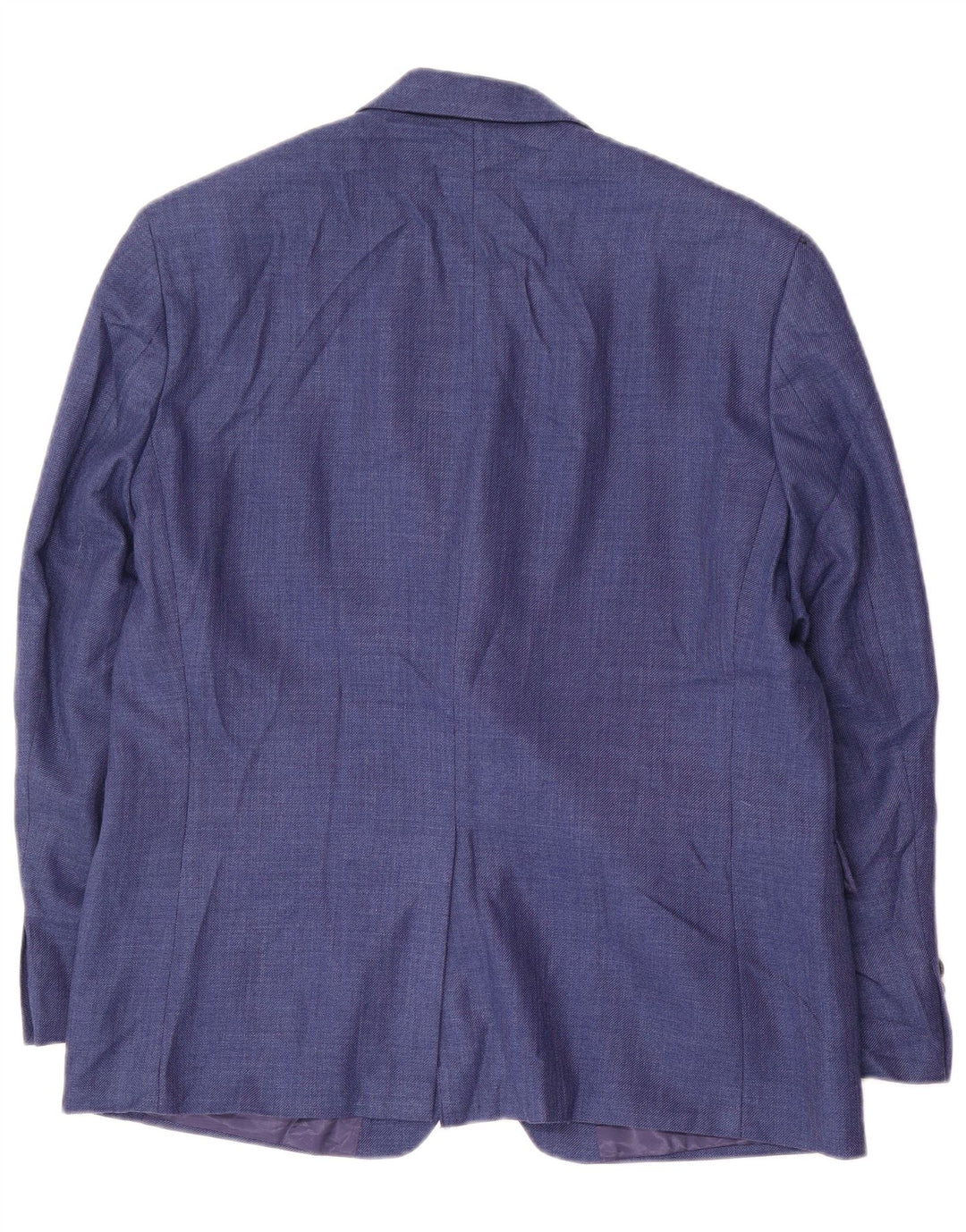 Jaqueta blazer masculina Ralph Lauren com 2 botões Reino Unido 42 XL azul poliéster