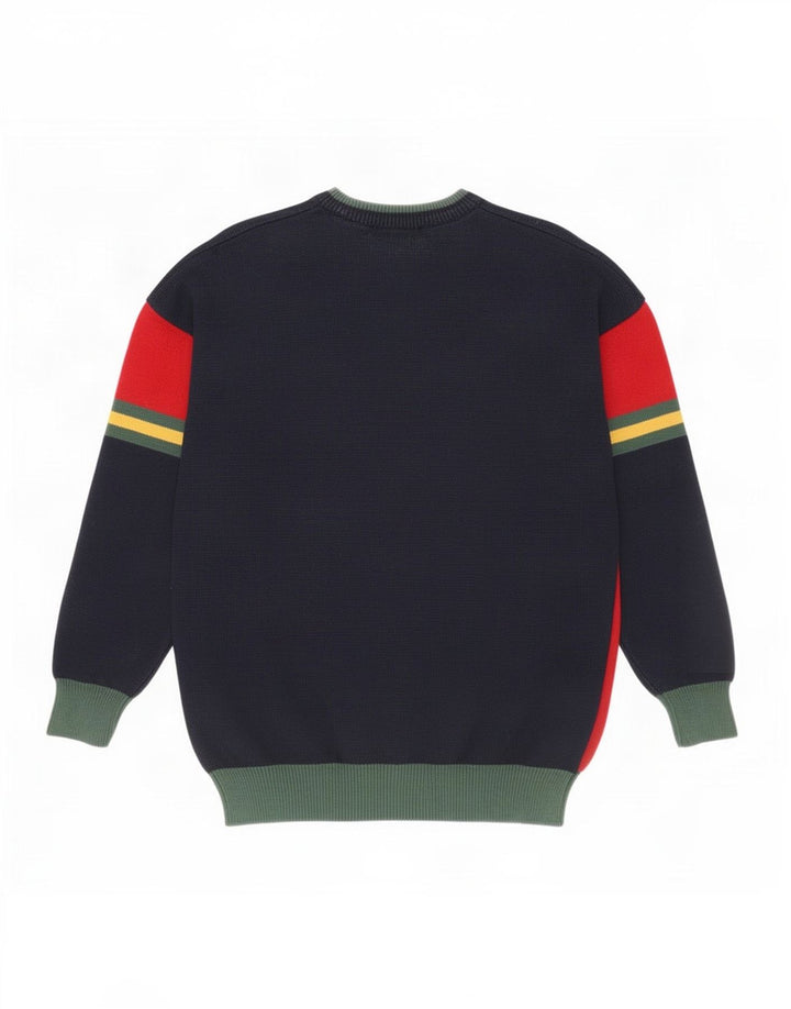 Suéter masculino Marks & Spencer St. Michael com gola redonda, azul marinho médio
