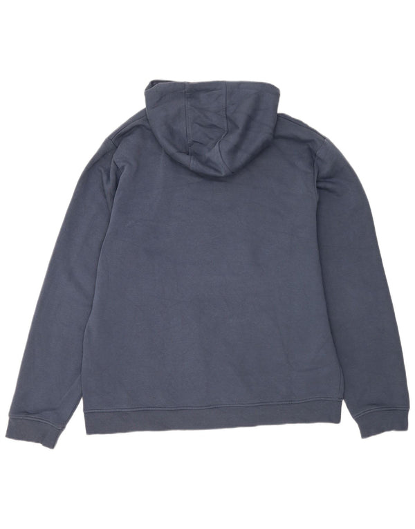 Fila moletom com capuz gráfico masculino 2XL algodão azul marinho