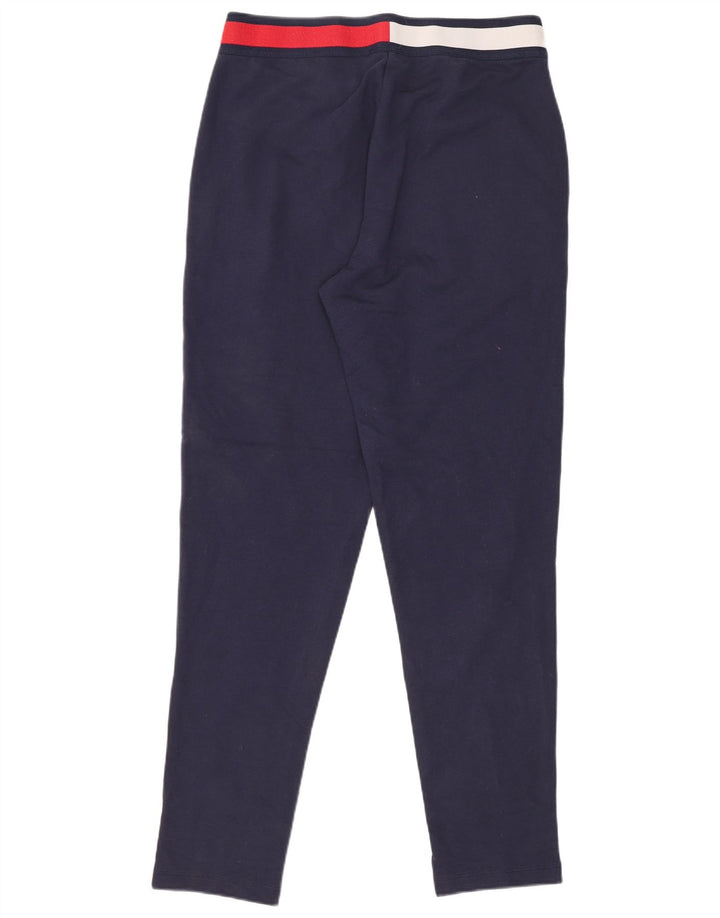 Calça de treino feminina Tommy Hilfiger pequena azul marinho