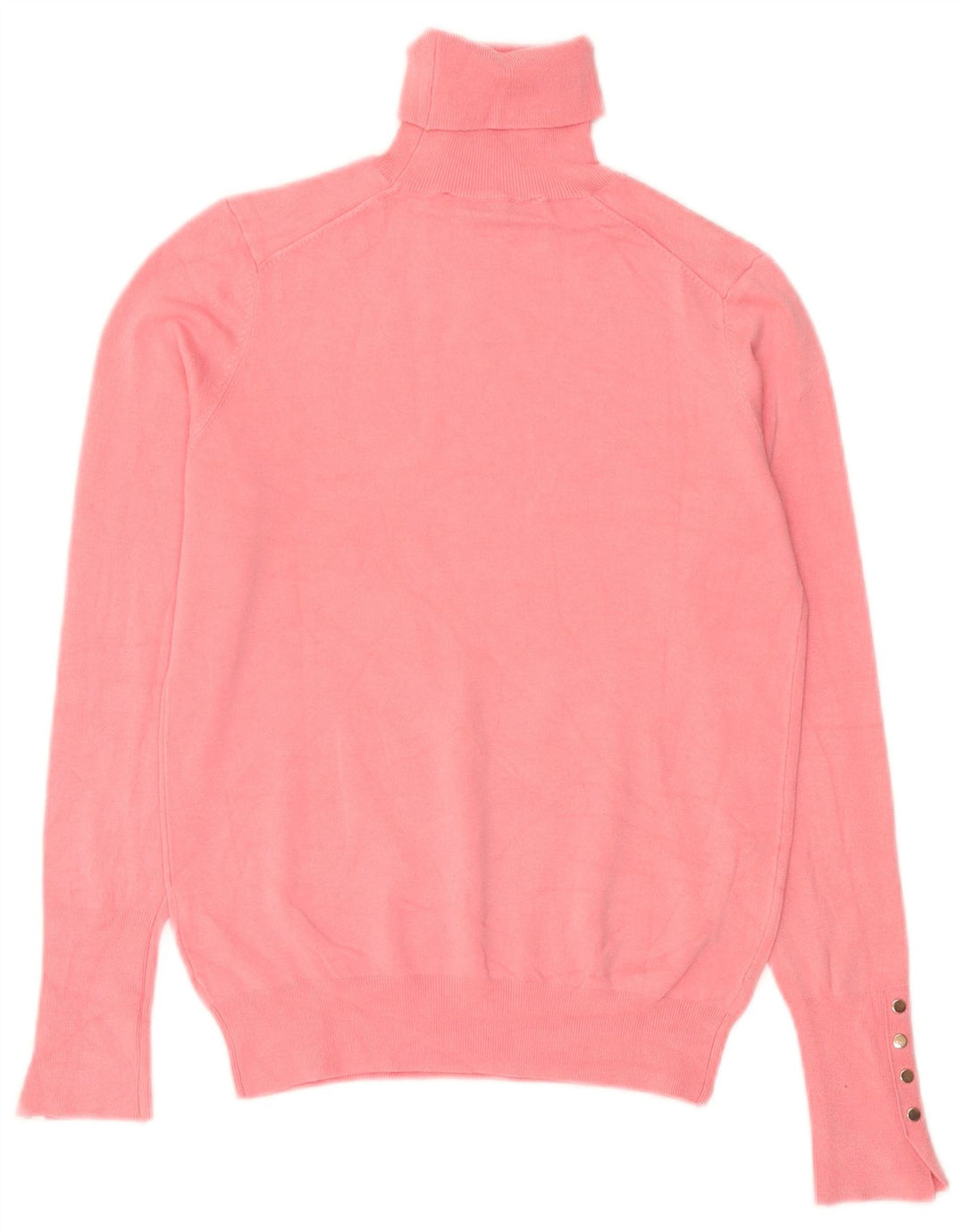 Zara Suéter feminino com gola redonda e gola redonda, Reino Unido 10 pequeno rosa