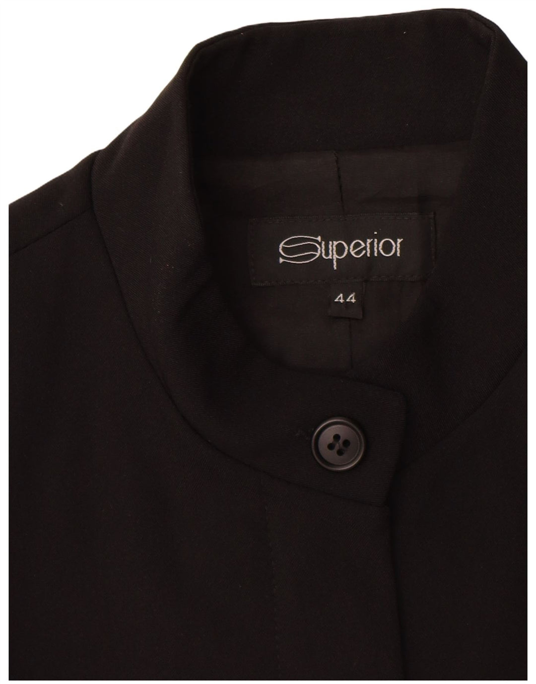 Jaqueta Blazer Feminina Superior com Zíper Completo IT 44 Poliamida Preta Média