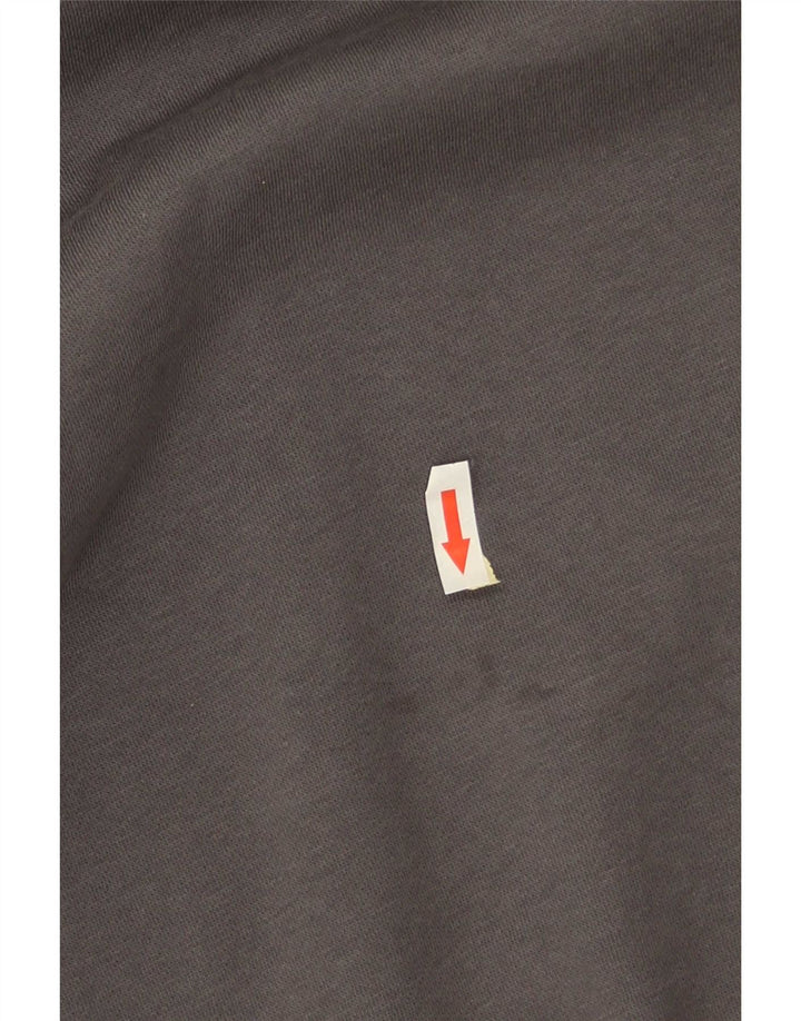 Adidas Mens Hoodie Jumper XL Cinza Algodão