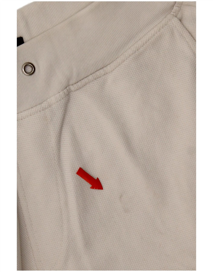 Zara Mens Chino Shorts Médio W31 Algodão Branco