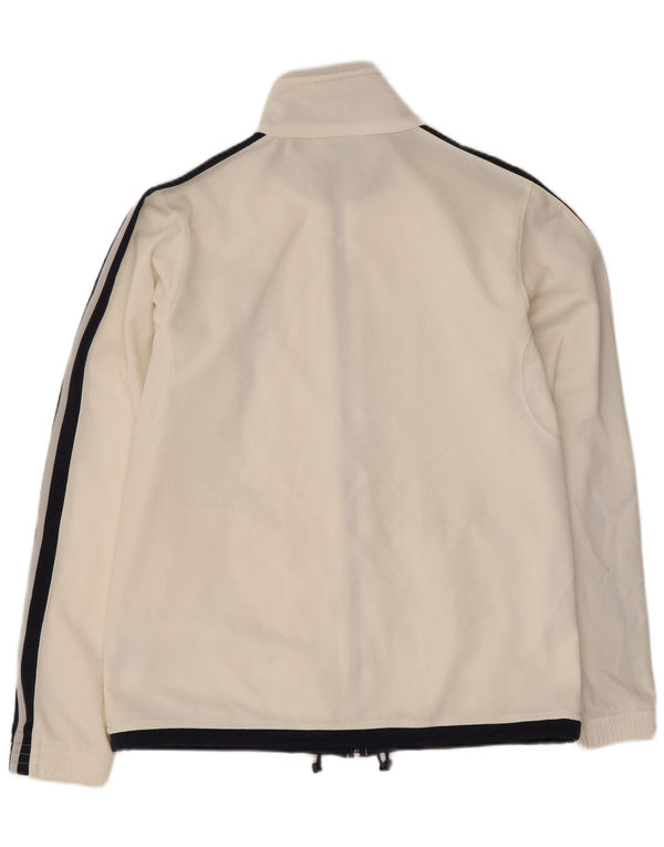 Diadora Mens Tracksuit Top Jacket UK 36 Small White Colourblock Poliéster
