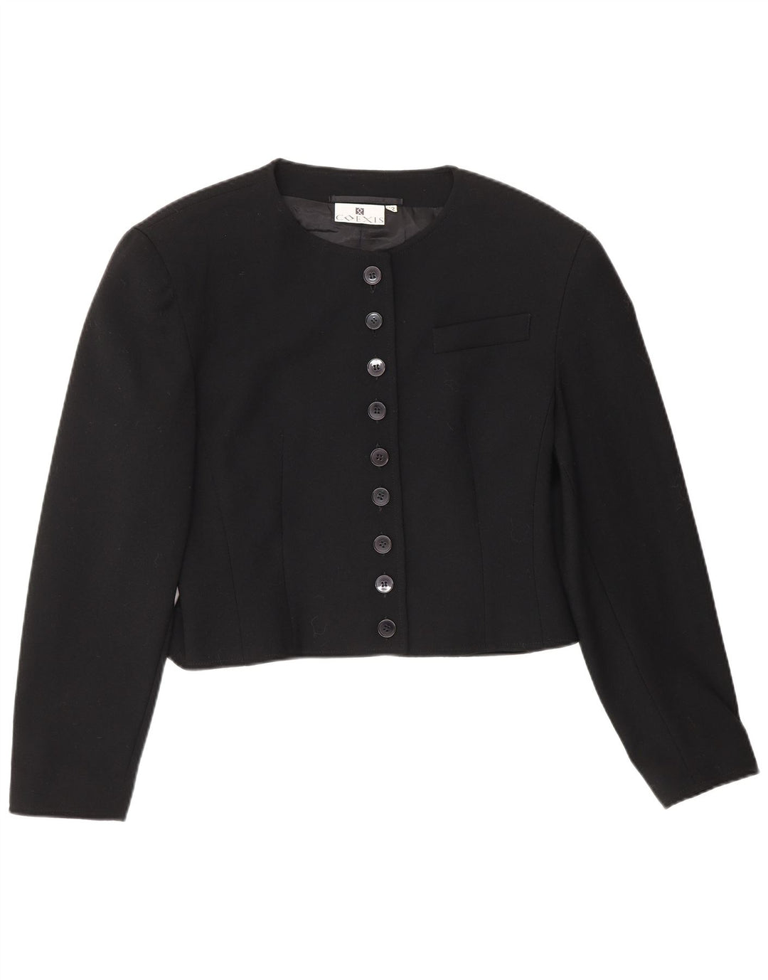 Coexis Bolero feminino jaqueta IT 42 médio preto lã nova