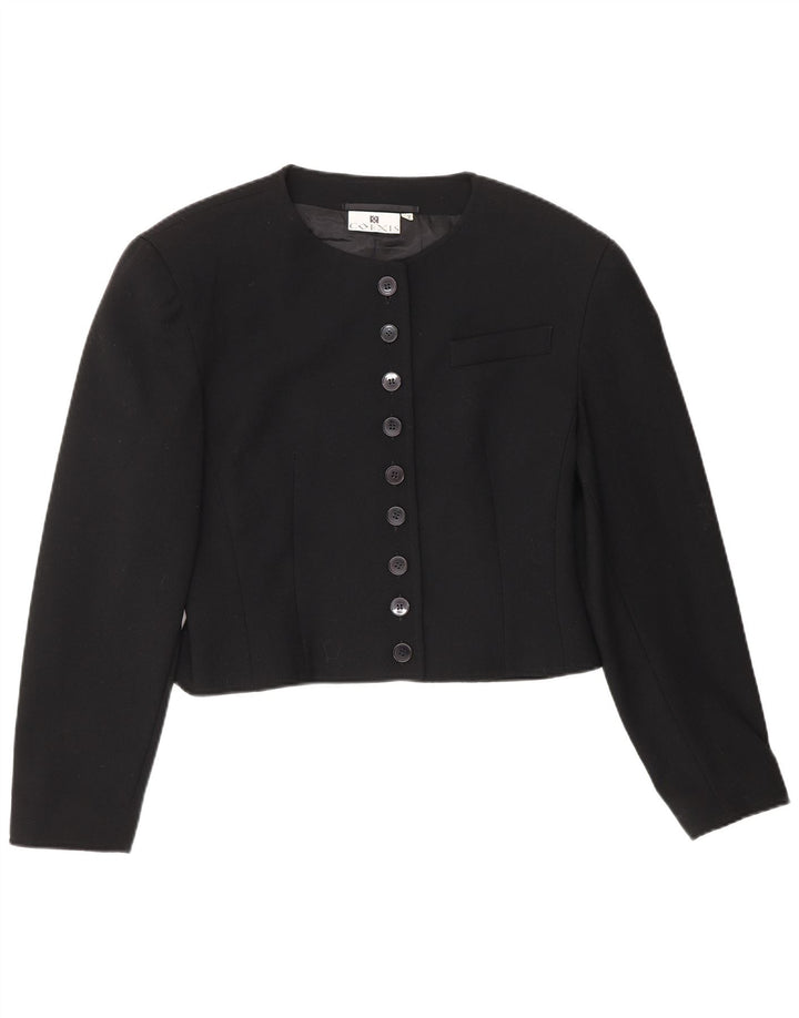 Coexis Bolero feminino jaqueta IT 42 médio preto lã nova