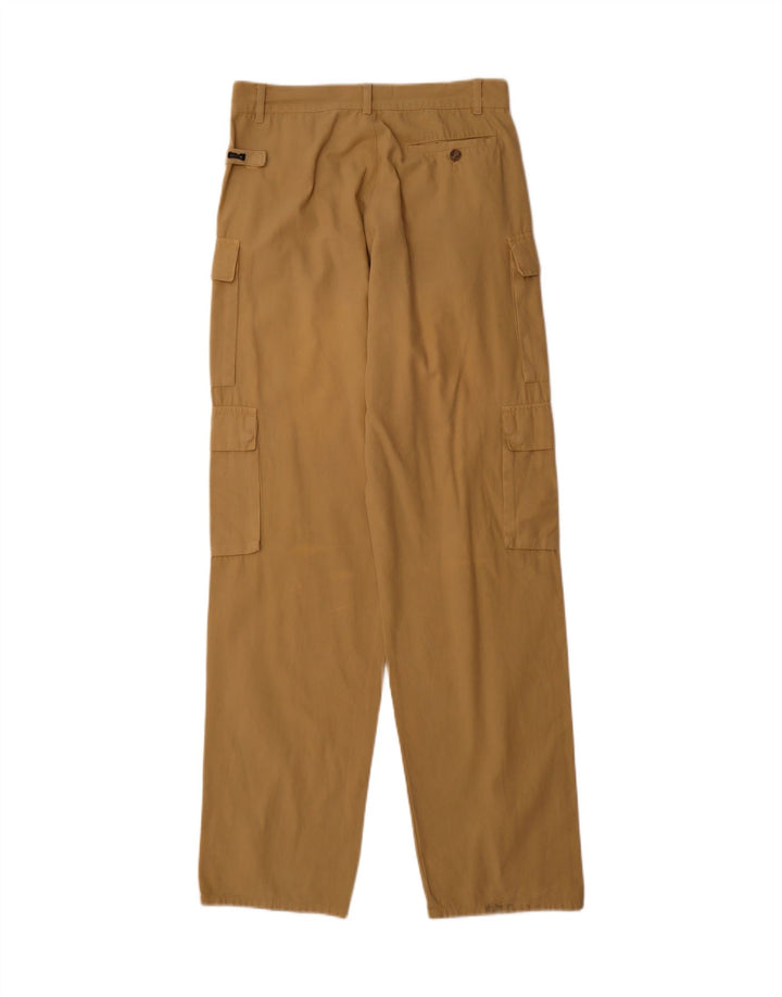 INVICTA Mens Straight Cargo Trousers IT 46 Small W30 L34 Beige Cotton Vintage Invicta and Second-Hand Invicta from Messina Hembry 
