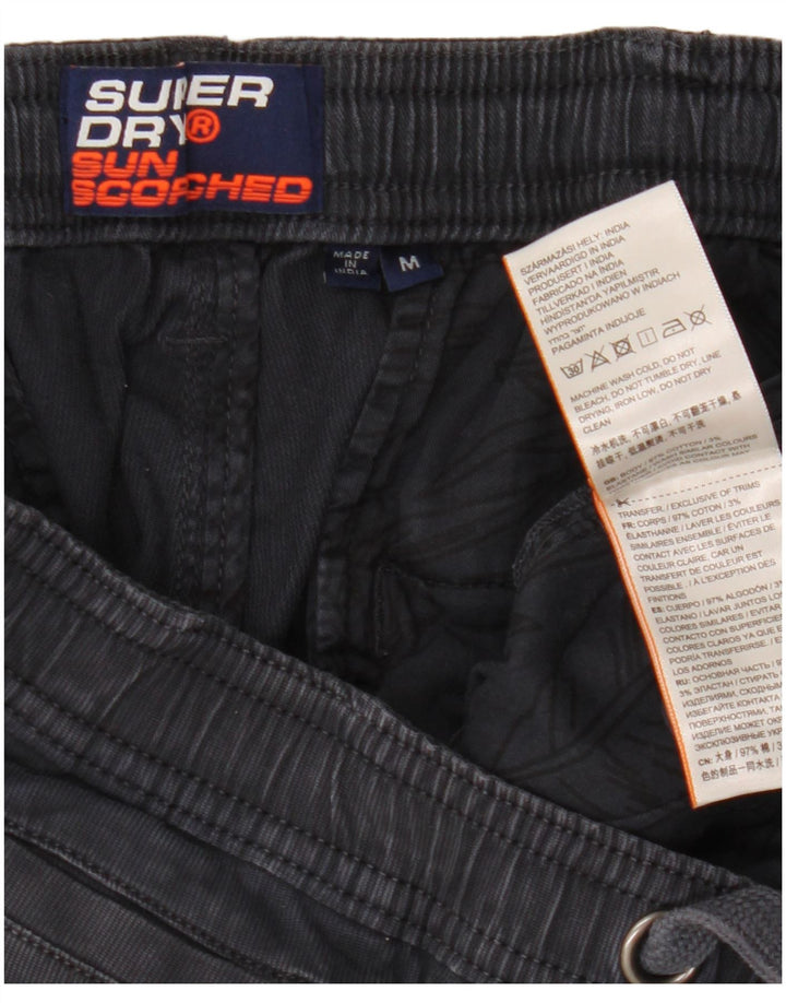 Superdry Mens Chino Shorts Médio Azul Marinho Algodão