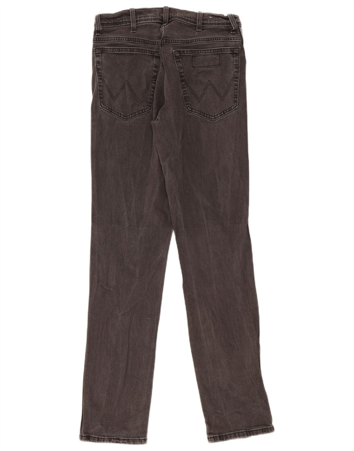 Wrangler Masculino Texas Slim Jeans W32 L34 Cinza Algodão