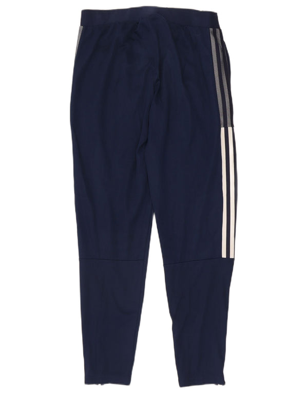 Calça de treino masculina Adidas Primegreen médio azul marinho poliéster