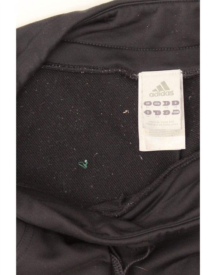 Calça de treino feminina Adidas Joggers UK 12 poliéster cinza médio