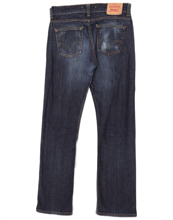 Calça jeans feminina Levi's 506 Standard Fit Straight W34 L34 Azul