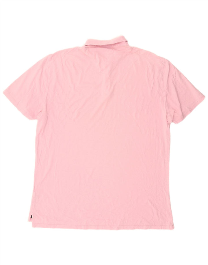 Camisa polo masculina Massimo Dutti 2XL algodão rosa