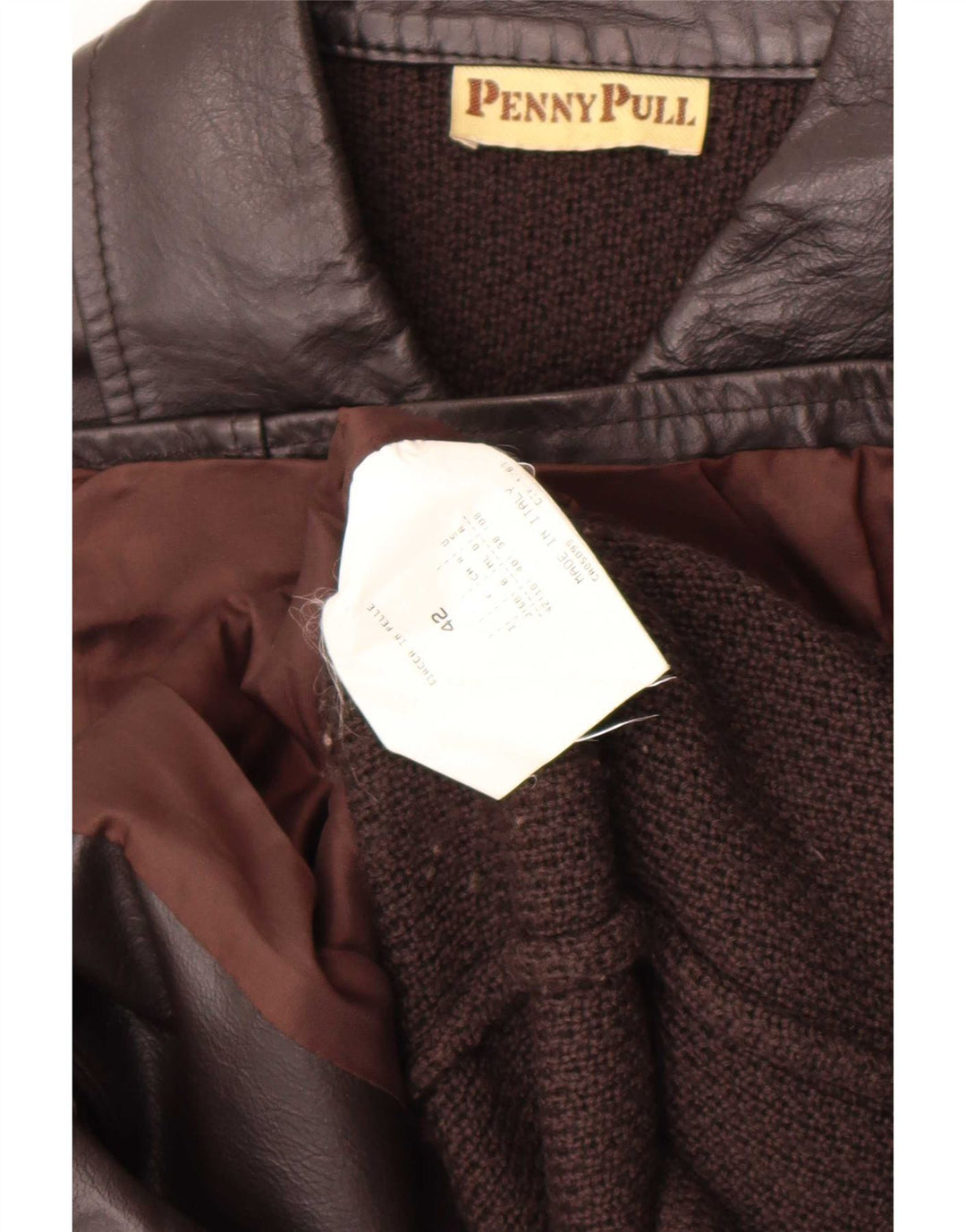 Jaqueta Blazer Feminina Penny Pull com 5 Botões IT 42 Acrílico Marrom Médio