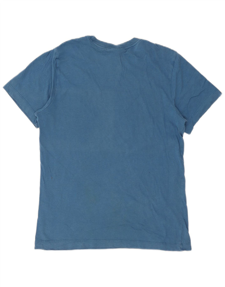 Camiseta masculina Nike Top pequeno algodão azul