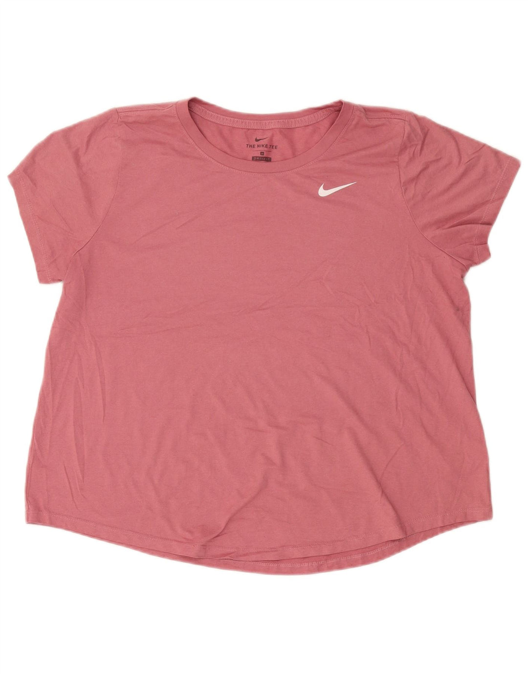 Camiseta feminina NIKE Dri Fit UK 18 XL rosa poliéster