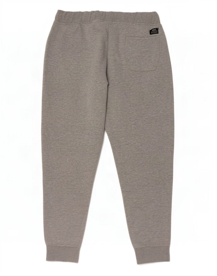 Calça de treino masculina Rifle Joggers grande algodão cinza