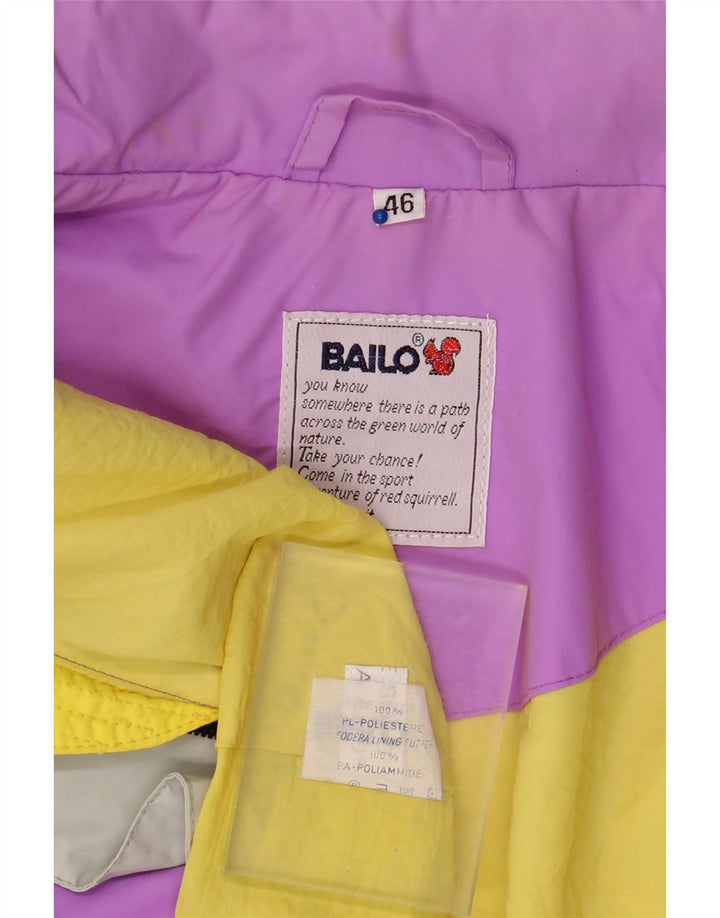 Jaqueta corta-vento masculina Bailo IT 46 poliéster roxo pequeno Colourblock